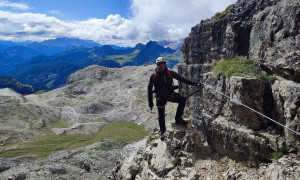 Klettersteig Boeseekofel - im Steig