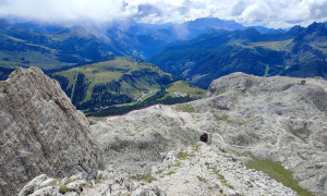 Klettersteig Boeseekofel - im Steig