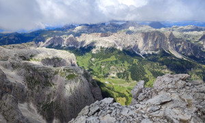 Klettersteig Boeseekofel - Gipfelsieg