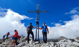 Klettersteig Boeseekofel - Gipfelsieg