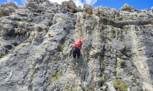 Klettersteig Boeseekofel - Abstieg über Steigbügel