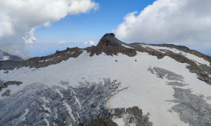 Bergtour Goldbergspitze - Gipfelsieg, Blick zum Hohen, Rauriser Sonnblick
