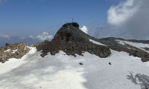 Bergtour Goldbergspitze - Gipfelsieg, Blick zum Hohen, Rauriser Sonnblick