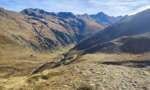 Bergtour Großes Degenhorn - Aufstieg, Rückblick zum Regenstein Bergtour Großes Degenhorn - Aufstieg, Rückblick zum Regenstein
