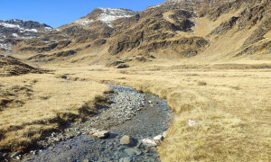 Bergtour Großes Degenhorn - Aufstieg beim Schrentebachboden Bergtour Großes Degenhorn - Aufstieg beim Schrentebachboden