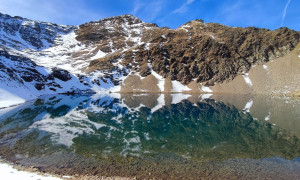 Bergtour Großes Degenhorn - Abstieg beim Degensee Bergtour Großes Degenhorn - Abstieg beim Degensee