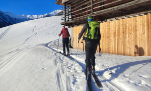 Skitour Schwalbenkofel - Aufstieg