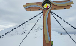 Skitour Schwalbenkofel - Gipfelsieg