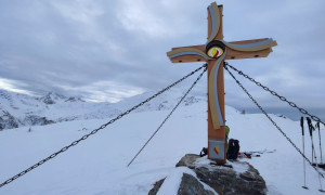 Skitour Schwalbenkofel - Gipfelsieg