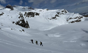Skihochtour Stubacher Sonnblick - Aufstieg Skihochtour Stubacher Sonnblick - Aufstieg