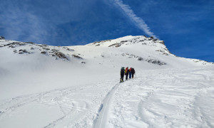 Skihochtour Stubacher Sonnblick - Aufstieg Skihochtour Stubacher Sonnblick - Aufstieg
