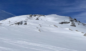Skihochtour Stubacher Sonnblick - Aufstieg, Blick zum Gipfel Skihochtour Stubacher Sonnblick - Aufstieg, Blick zum Gipfel