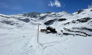 Skihochtour Stubacher Sonnblick - bei der Rudolfshütte Skihochtour Stubacher Sonnblick - bei der Rudolfshütte