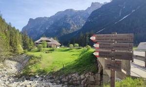 Bergtour Strudelkopf - beim Hotel Dreizinnenblick