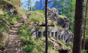 Bergtour Strudelkopf - Aufstieg, Ruinen