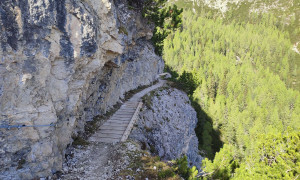 Bergtour Strudelkopf - seilversicherter Aufstieg