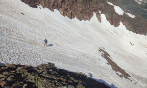 Bergtour Hörndl - Aufstieg über Altschneefelder