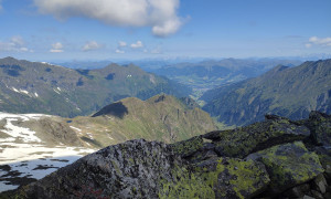 Bergtour Hörndl - Gipfelsieg, Blick zum Pihapper und nach Mittersill