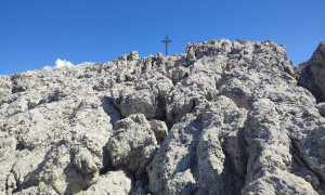 Klettersteige Laserz, Roter Turm - Gipfelsieg