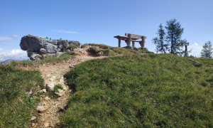 Bergtour Haunoldköpfl - beim Ostgipfel