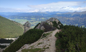 Bergtour Haunoldköpfl - kurz vor dem Westgipfel