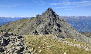Bergtour Schleinitz - Aufstieg, Rückblick Rotgebele Bergtour Schleinitz - Aufstieg, Rückblick Rotgebele