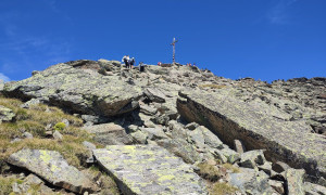 Bergtour Schleinitz - Gipfelsieg, Rückblick Bergtour Schleinitz - Gipfelsieg, Rückblick