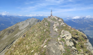 Bergtour Grauspitz - Gipfelsieg