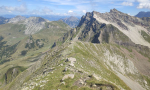 Bergtour Grauspitz - Abstieg