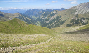 Bergtour Grauspitz - Abstieg