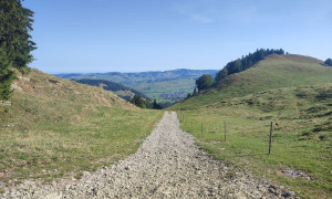 Bergtour Säntis - Bommen, Blick nach Appenzell