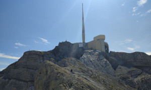 Bergtour Säntis - seilversicherter Schlussaufstieg