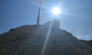 Bergtour Säntis - seilversicherter Schlussaufstieg