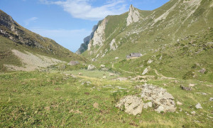 Bergtour Säntis - Abstieg, bei Oberchellen