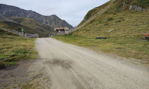 Bike-Bergtour Merbspitze - beim Klammljoch