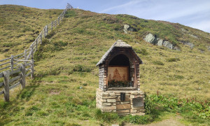 Bike-Bergtour Merbspitze - beim Klammljoch