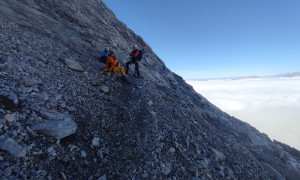 Klettersteig Hohe Warte - Koban-Prunner-Weg, kurzes Stück Gehgelände