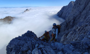 Klettersteig Hohe Warte - Koban-Prunner-Weg, kurz vor dem Nortwestgrat