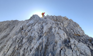 Klettersteig Hohe Warte - Koban-Prunner-Weg, über den Nordwestgrat
