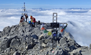 Klettersteig Hohe Warte - Gipfelsieg