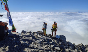 Klettersteig Hohe Warte - Gipfelsieg