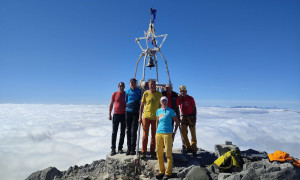 Klettersteig Hohe Warte - Gipfelsieg