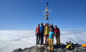 Klettersteig Hohe Warte - Gipfelsieg
