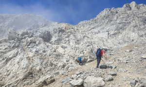 Klettersteig Hohe Warte - Abstieg über Südseite