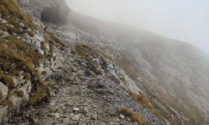 Klettersteig Hohe Warte - Abstieg über Südseite