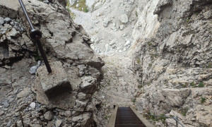 Klettersteig Hohe Warte - Abstieg über Südseite