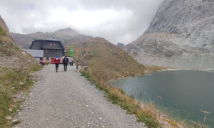 Klettersteig Hohe Warte - bei der Wolayerseehütte