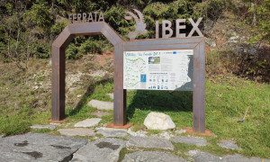 Klettersteig IBEX - Start beim Parkplatz