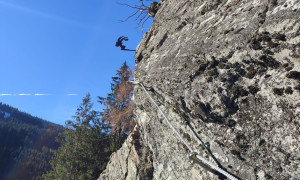 Klettersteig IBEX - im Steig