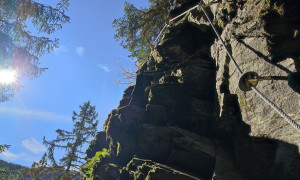 Klettersteig IBEX - im Steig